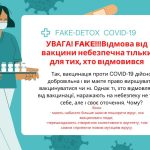 Постер на тему "FAKE Detox COVID-19"